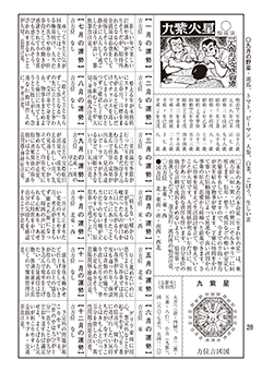 一白水星～九紫火星について